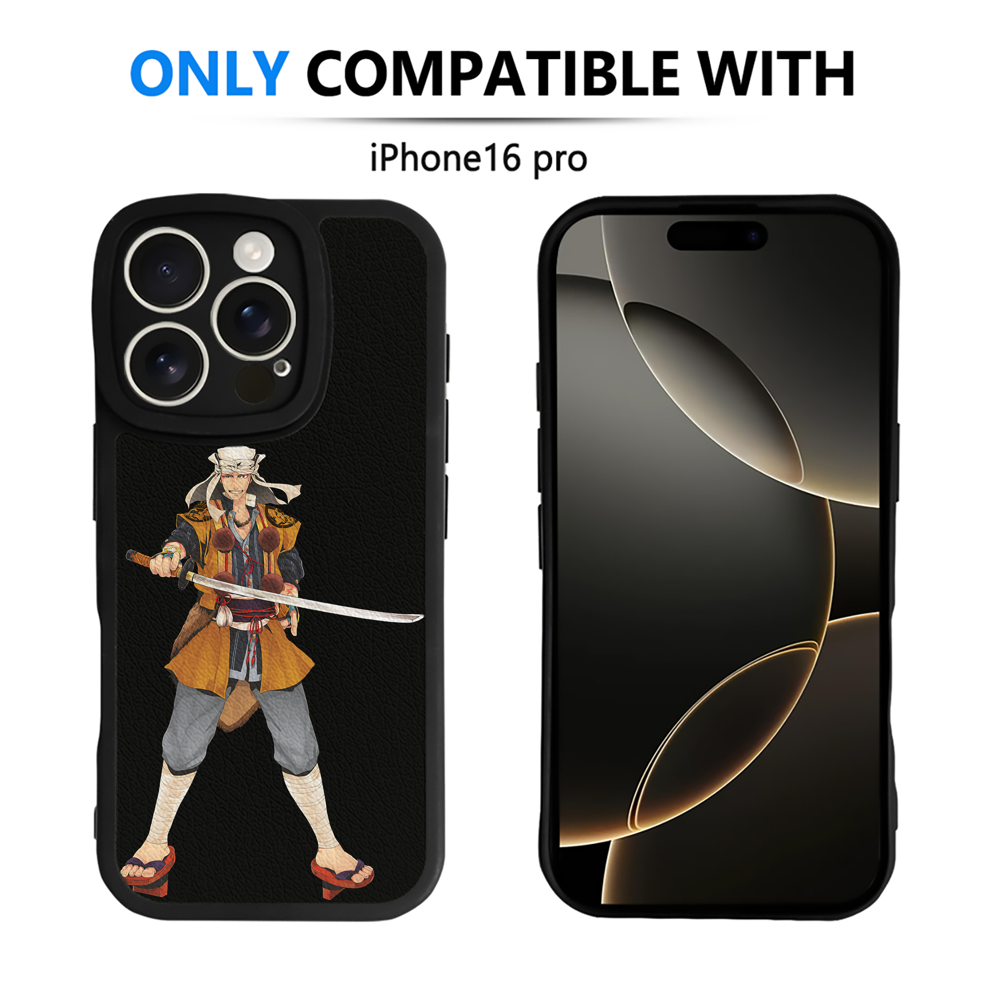 （画像用） 刀剣乱舞 Touken Ranbu 【iPhone 16シリーズ対応】シリコンスマホケース（レザー調） 材質：シリコン